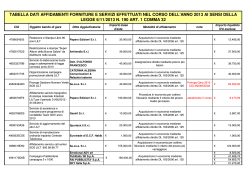 Affidamenti forniture bozza