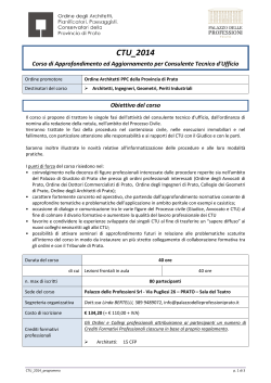 CTU_2014 - Collegio dei Geometri della Provincia di Prato