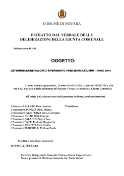 documento - Comune di Novara