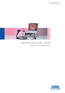 GASTRO PACK® KARL STORZ versatile e multidisciplinare (PDF