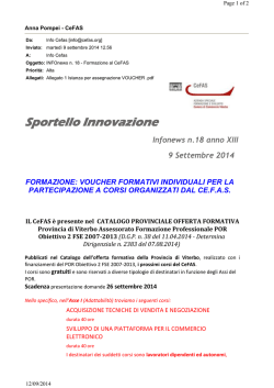 INFOnews n. 18.2014