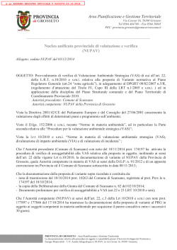 documento della Provincia di Grosseto prot.0203374_2014