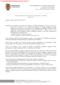 documento della Provincia di Grosseto prot.0203374_2014