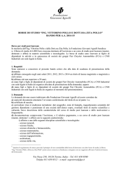 il direttore - Fondazione Giovanni Agnelli