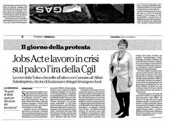 Jobs Act e lavoro in crisi