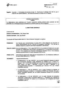 Delibera n. 693 del 29/05/2014