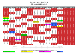 Schulkalender 2014-15 - Mittelschule Klausen