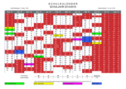 Schulkalender 2014-15 - Mittelschule Klausen