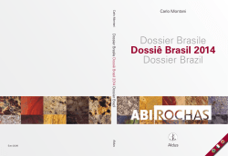 Dossier Brasile Dossi&ecirc; Brasil 2014 Dossier Brazil