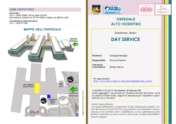 day service - Azienda Ulss 4 Alto Vicentino