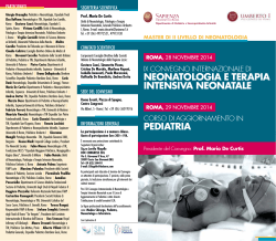 IX Convegno Internazionale di Neonatologia e
