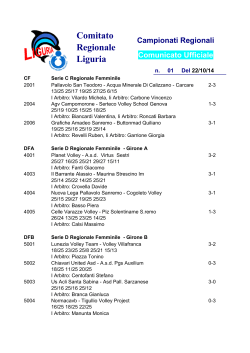 pdf - FIPAV - Comitato Regionale Liguria