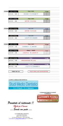 aggiornamento finali