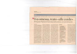 IVA omessa reato alle corde (24.07.14)
