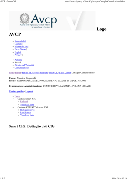 AVCP - Smart CIG lanzanova snc