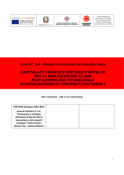 CIG 5087520251 COD.57_14 – P CAPITOLATO TECNICO E