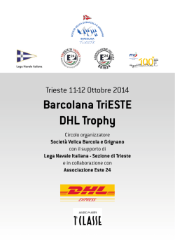 Istruzioni di regata TriEste