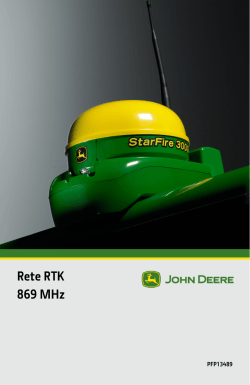 Rete RTK 869 MHz - StellarSupport