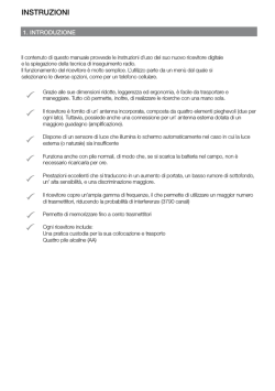 INSTRUZIONI
