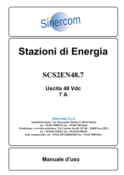 SCS2 EN48.7 - Sinercom S.r.l.