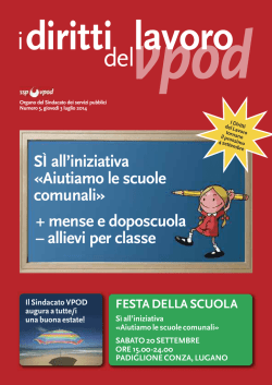 I Diritti del Lavoro 5/2014 - Sindacato dei Servizi Pubblici Regione