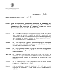 Delibera del 22 Settembre 2014, N. 1483 [file]