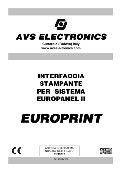 EUROPRINT Interfaccia stampante ist0432V1_2