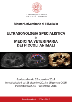 Ultrasonologia - Ordine dei Medici Veterinari della Provincia di