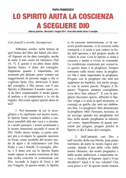 Il dono del consiglio
