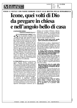 Icone, quei volti di Dio da pregare in chiesa