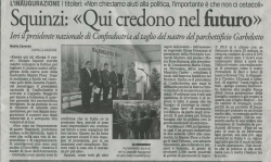 Inaugurazione nuova sede - 21 settembre - il Gazzettino