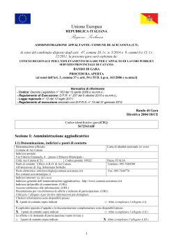 Regione Siciliana - Comune di Aci Catena