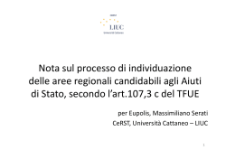 il rapporto di presentazione