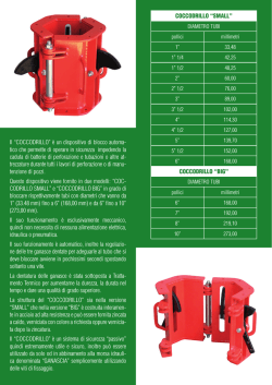 Il &ldquo;COCCODRILLO&rdquo; &egrave; un dispositivo di blocco automa