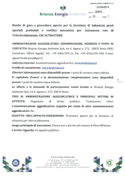 fornitura tubazioni, pezzi speciali preisolati e verifica meccanica per