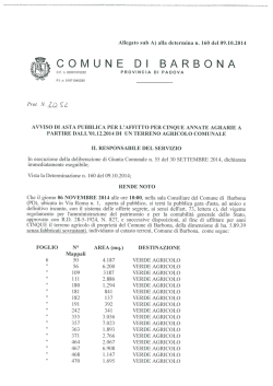 COMUNE DI BARBONA