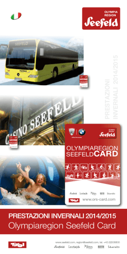 ORS Card - Olympiaregion Seefeld