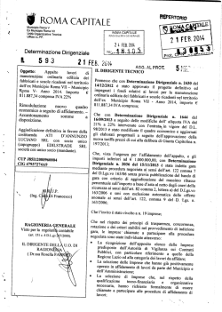 Determinazione Dirigenziale