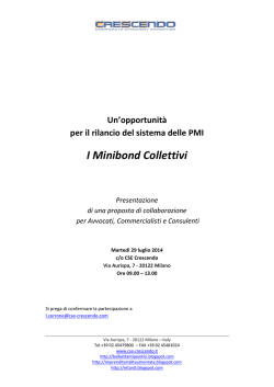 I Minibond Collettivi