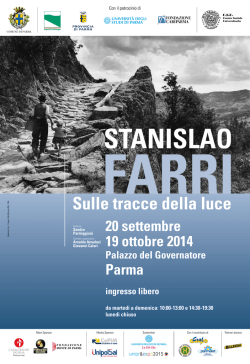 ingresso libero - Universit&agrave; degli Studi di Parma