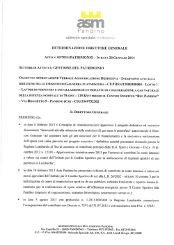 Determina 2/2014