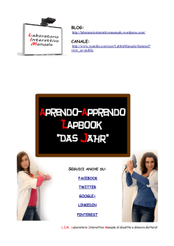 DAS JAHR - Laboratorio Interattivo Manuale