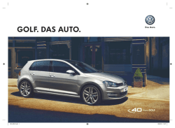 GOLF. DAS AUTO.