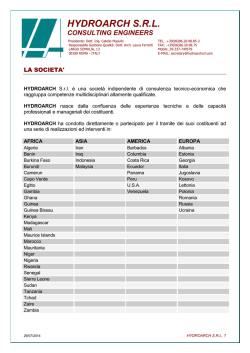 Brochure - Hydroarch srl