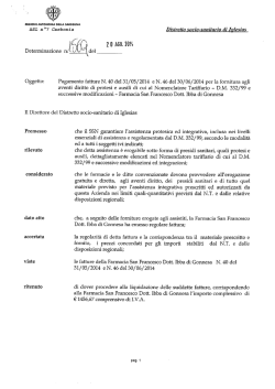 Determinazione del 20 Agosto 2014, N.1569 [file]