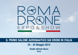 il primo salone aeronautico sui droni in italia