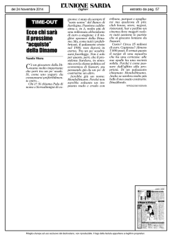 Ecco chi sar&agrave; il prossimo acquisto" della Dinamo