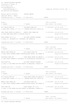 Calendario Serie C2 Poule 2 Stagione Sportiva 2014/2015