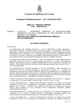 Proposta Giunta 115-2014 - Comune di VILLAFRANCA DI VERONA