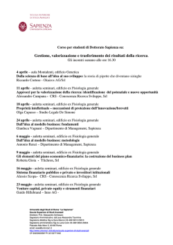 Programma corso